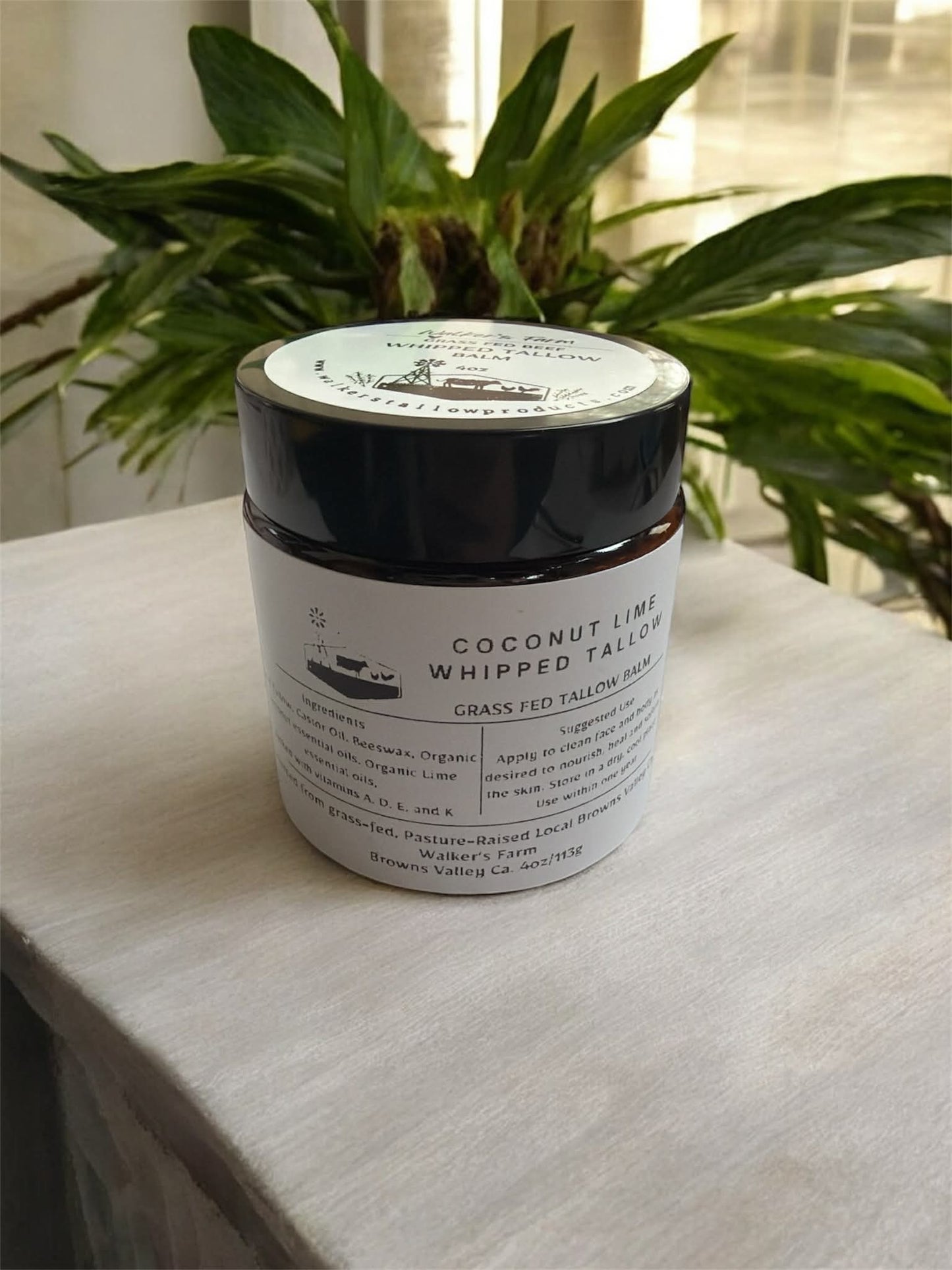 Coconut and Lime Whipped Tallow Balm