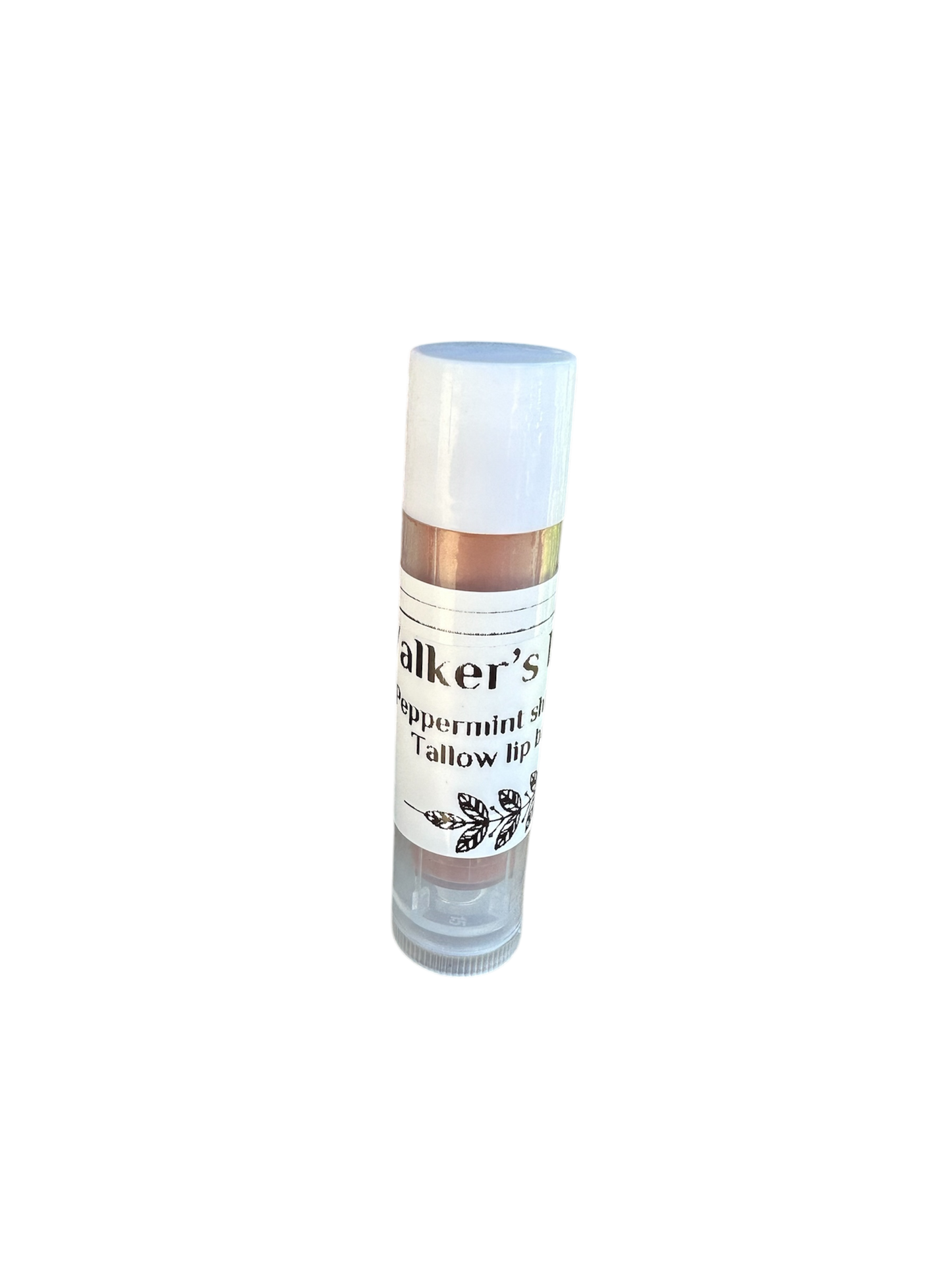 Shimmer Peppermint tallow lip balm