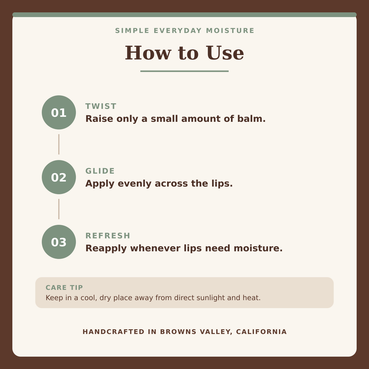 Peppermint Tallow Lip Balm