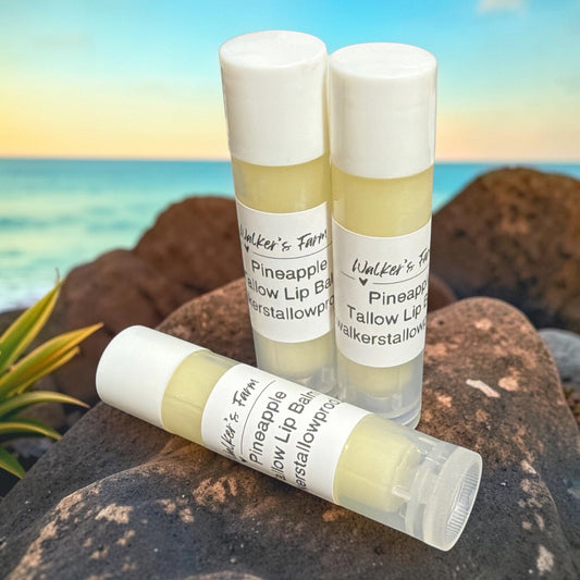 Pineapple tallow lip balm