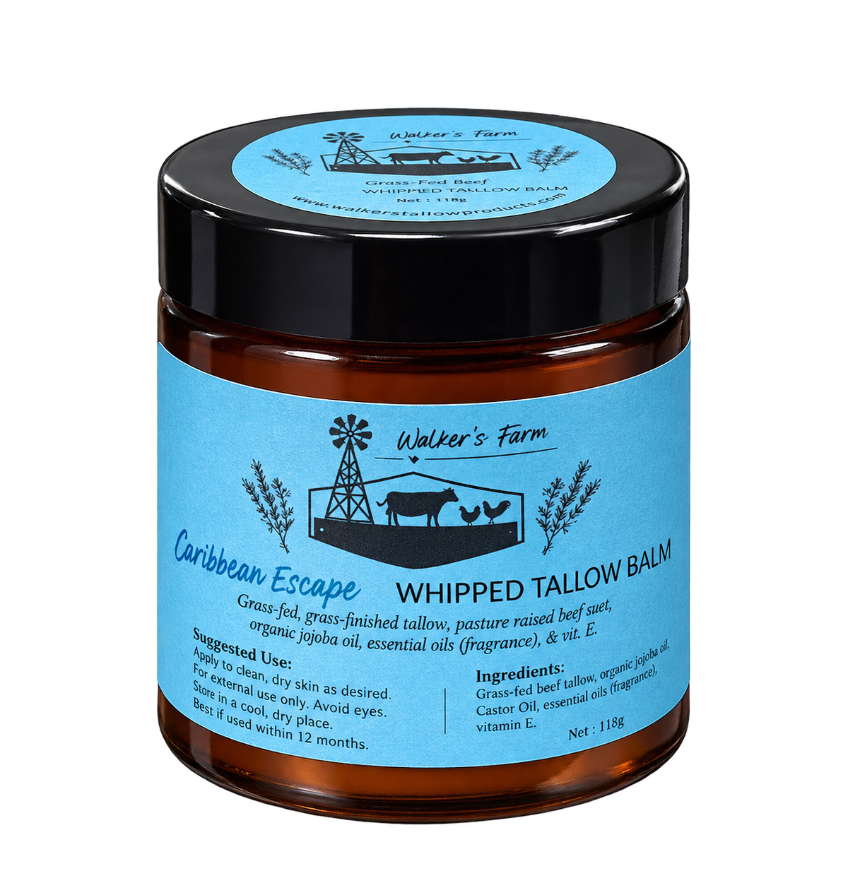 Caribbean Escape Whipped Tallow Balm