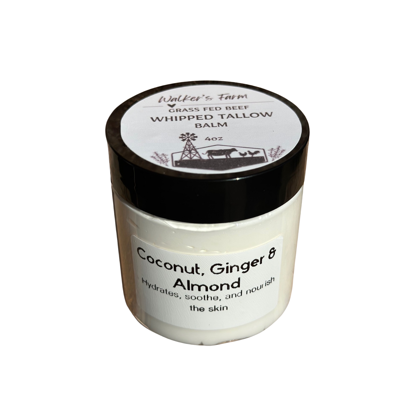 Coconut, Ginger & Almond Tallow Balm