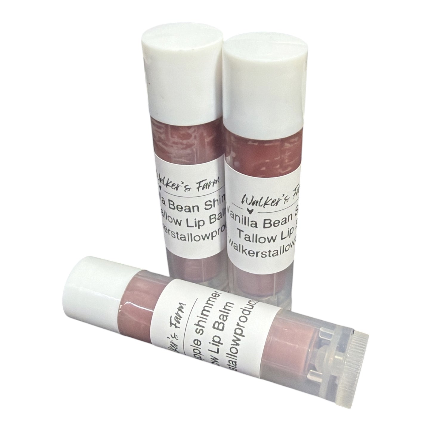 Vanilla bean shimmer Tallow lip balm
