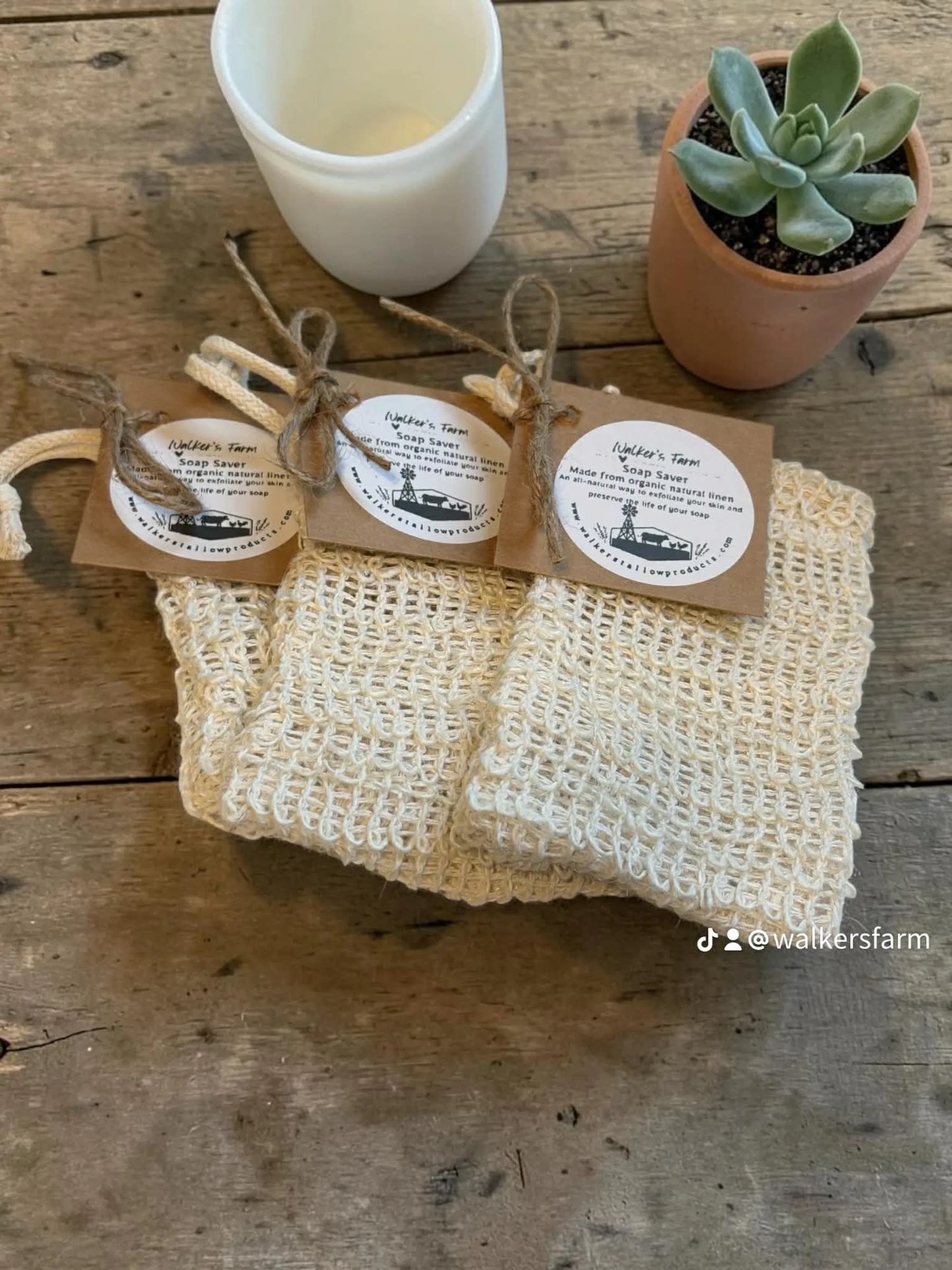 Linen Soap Saver Bag