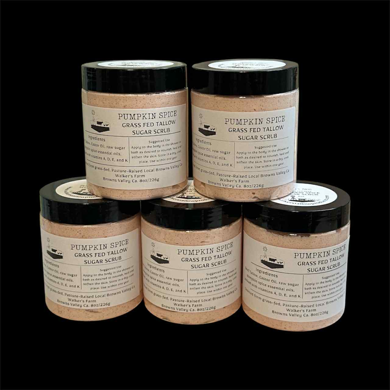 Pumpkin Tallow Sugar Scrub