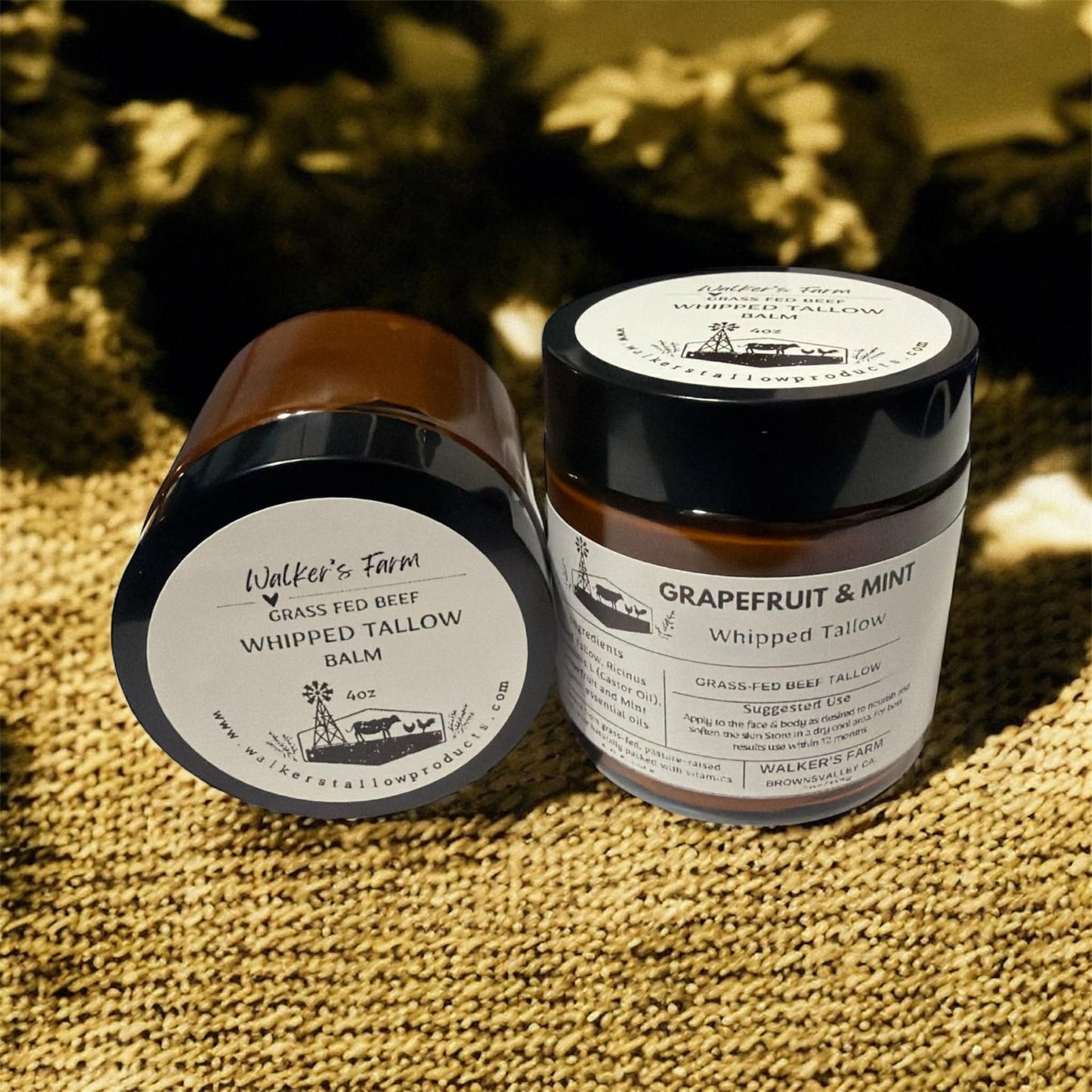 Grapefruit and Mint Whipped Tallow Balm