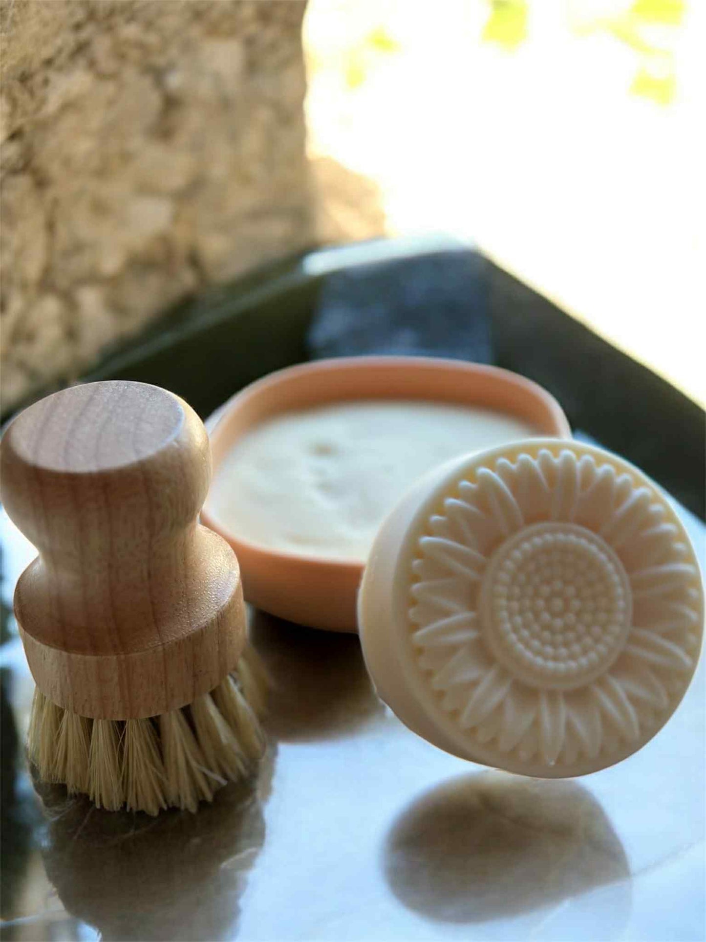 Tallow Dish Soap with Brush