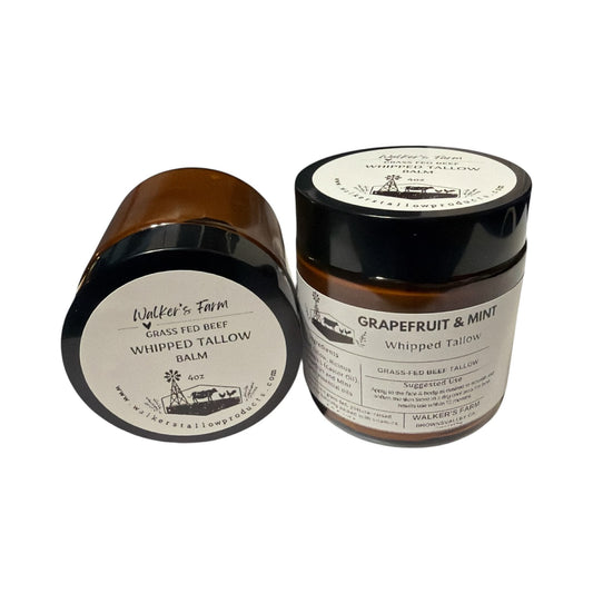 Grapefruit and Mint Whipped Tallow Balm