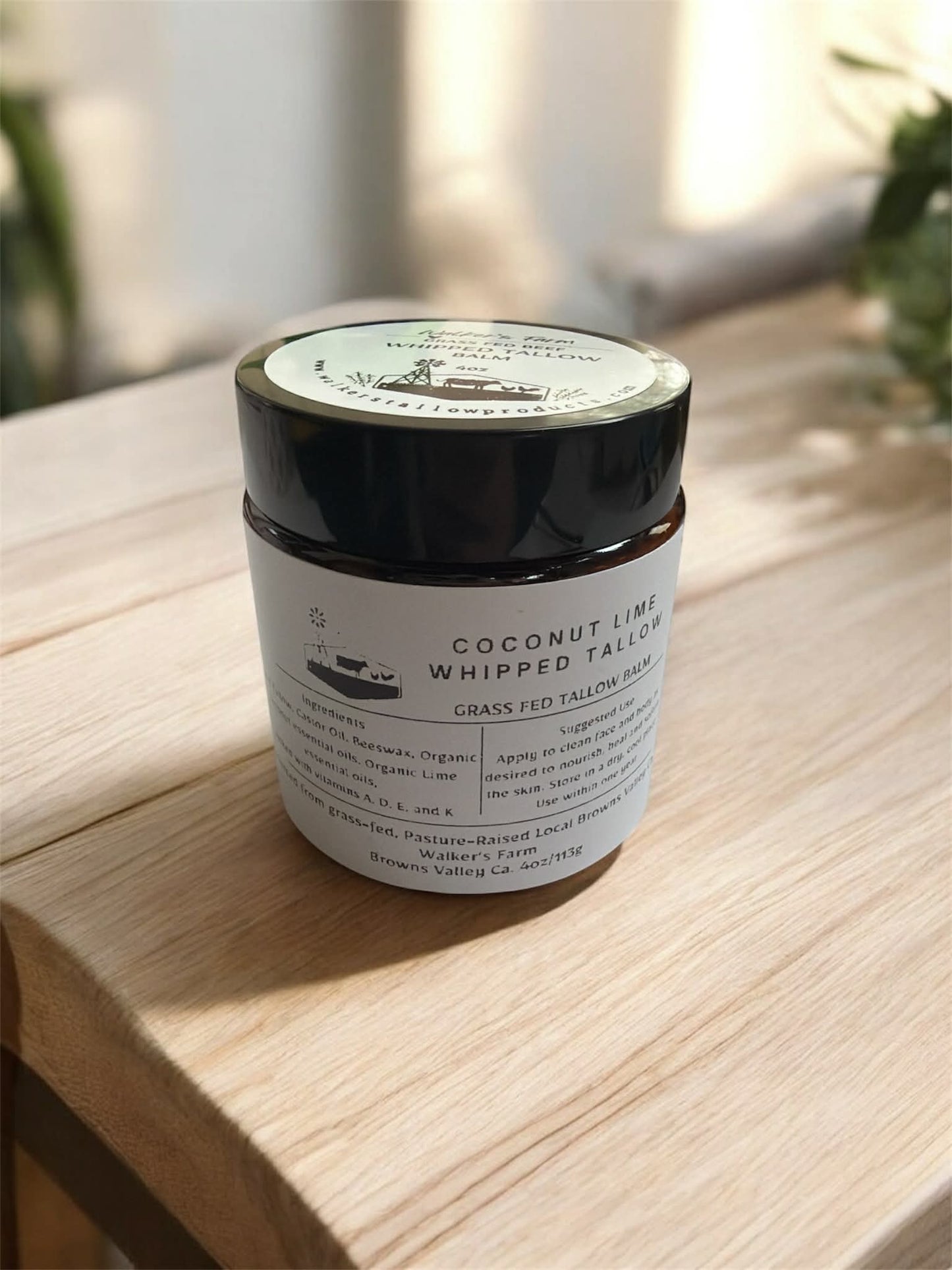 Coconut and Lime Whipped Tallow Balm