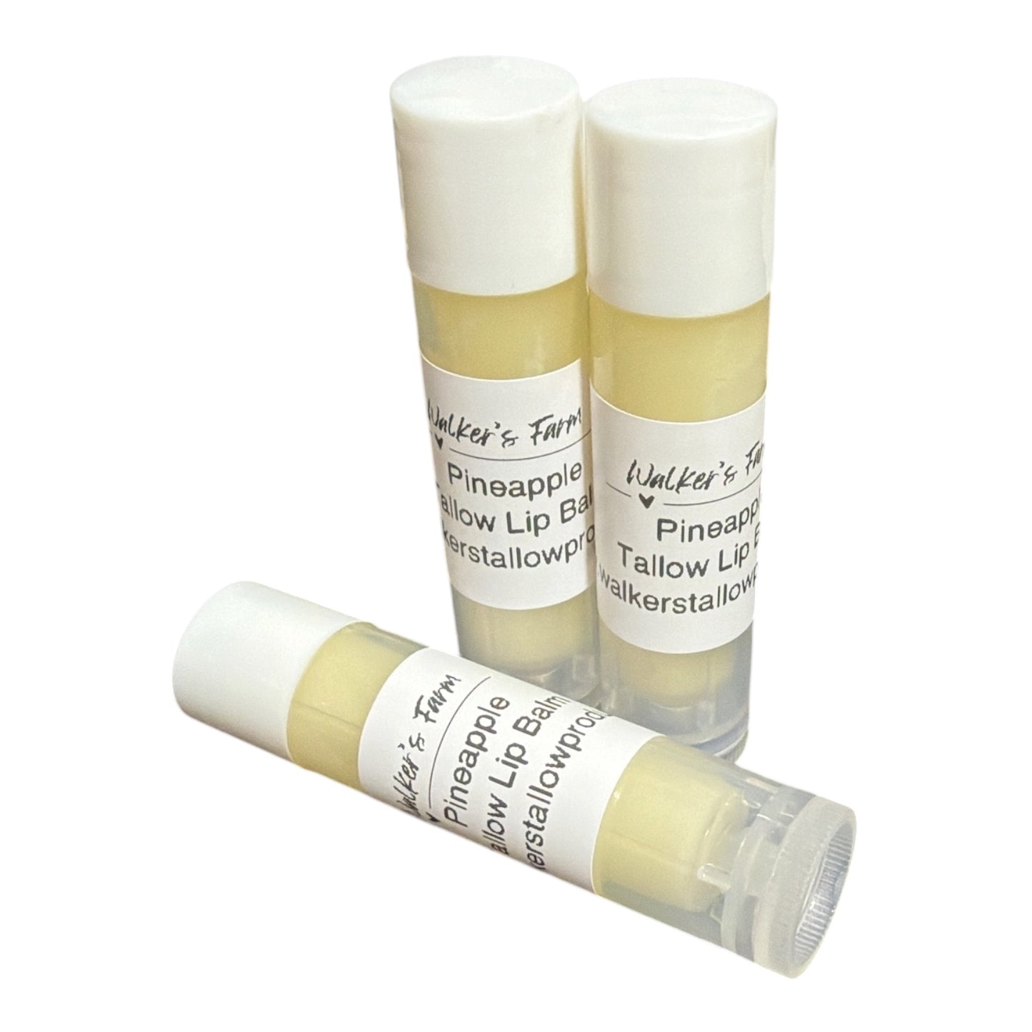 Pineapple tallow lip balm