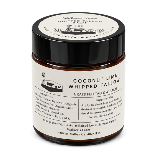 Coconut Lime Whipped Tallow Balm