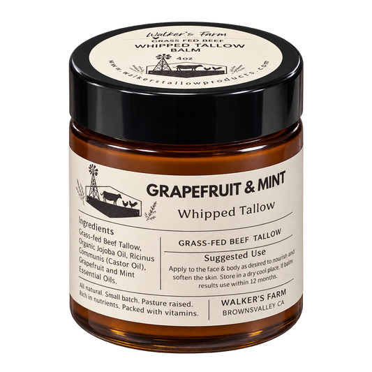 Grapefruit Mint Whipped Tallow Balm