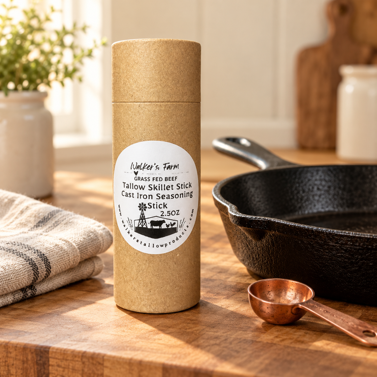 Grass-Fed Tallow Skillet Stick