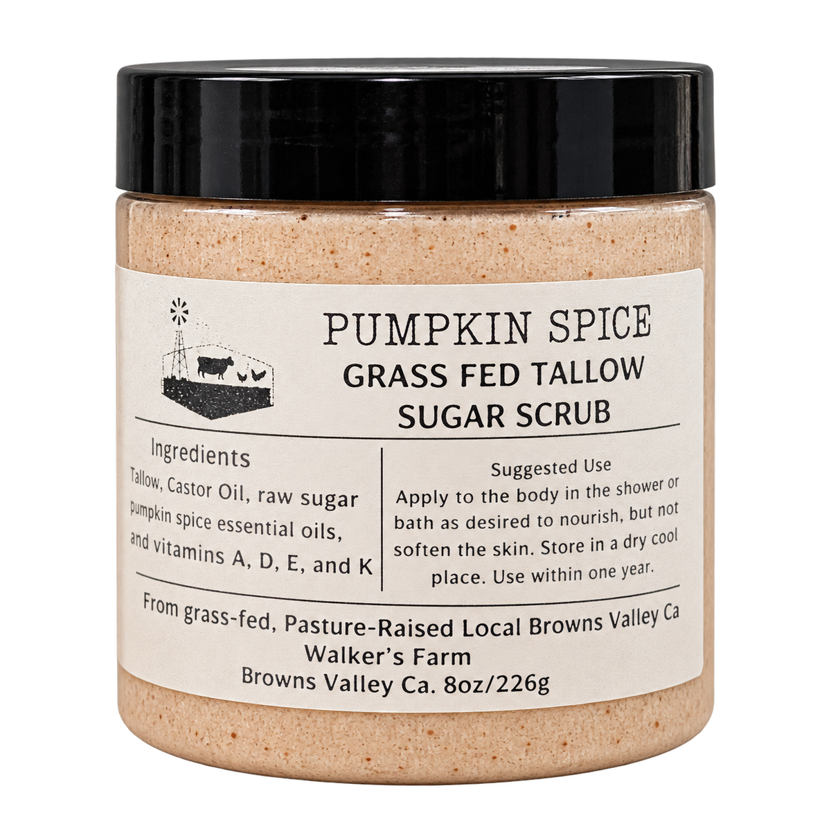 Pumpkin Chai Tallow Sugar Scrub