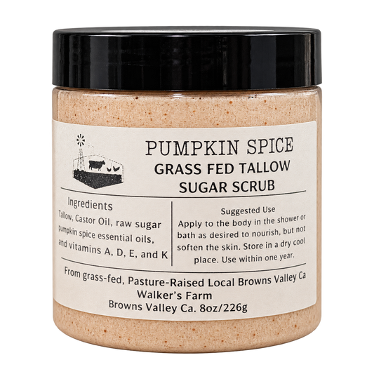 Pumpkin Tallow Sugar Scrub