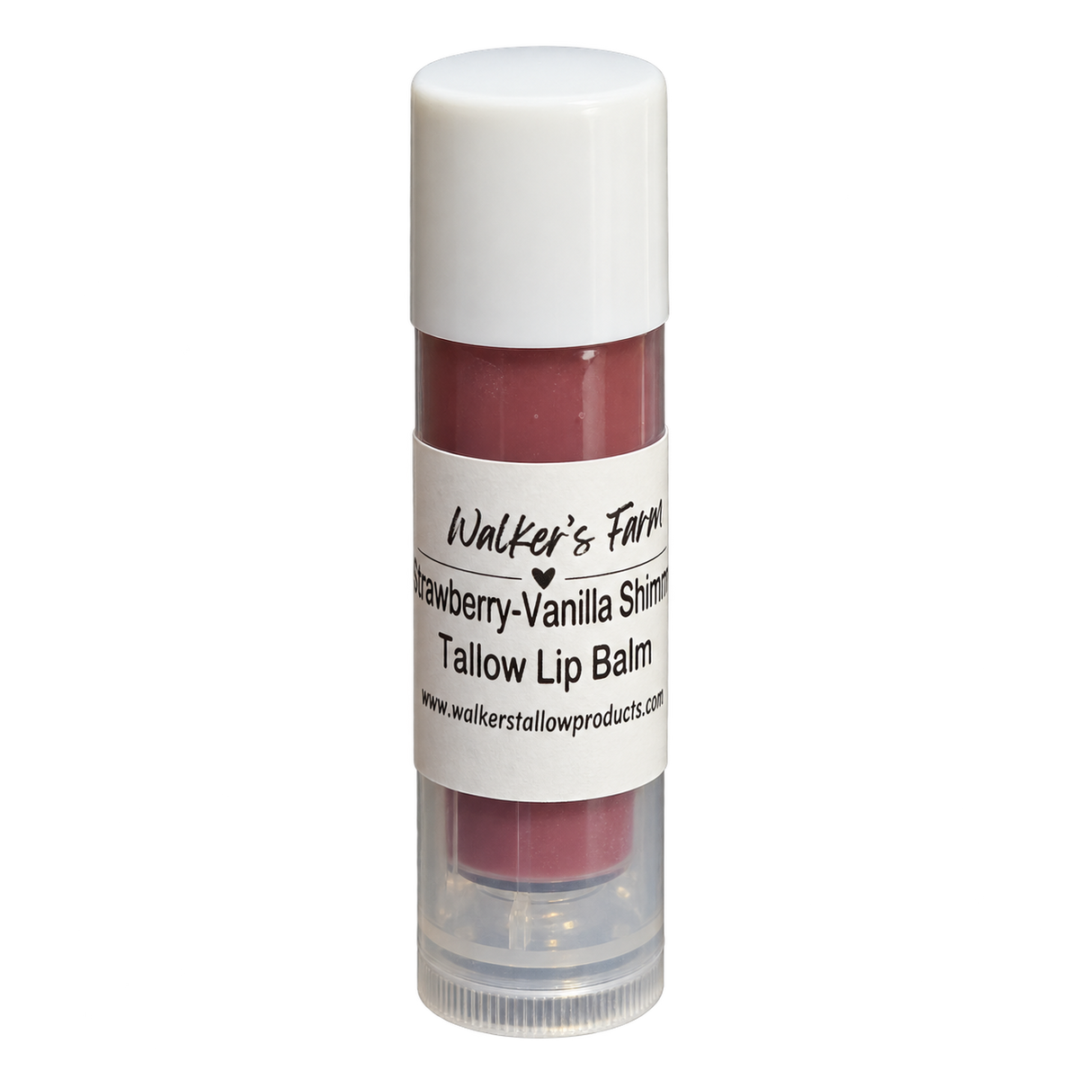 Strawberry Vanilla Shimmer Tallow Lip Balm