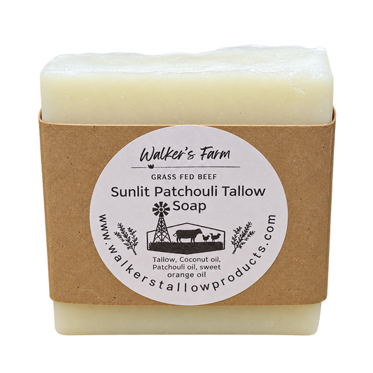 Sunlit Patchouli Tallow Soap