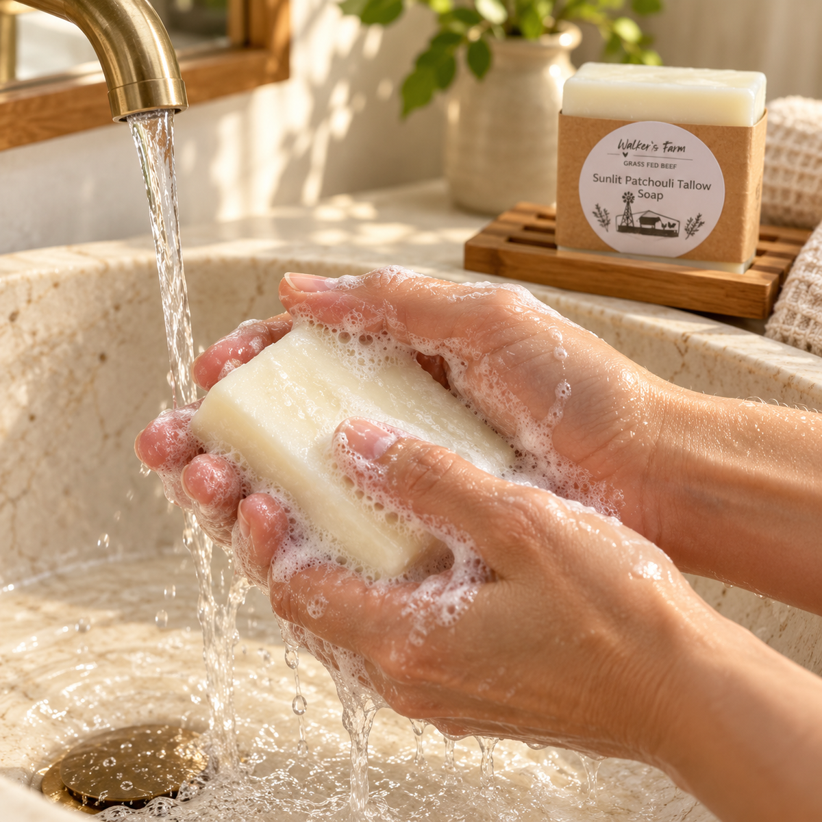 Sunlit Patchouli Tallow Soap