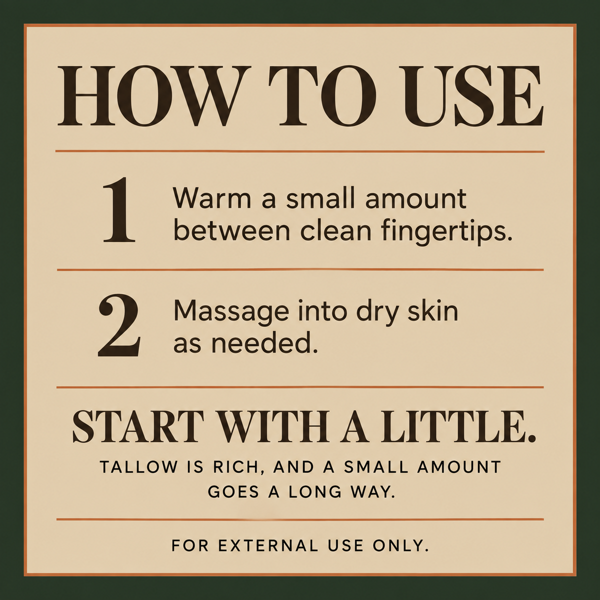 The Rancher’s Blend Tallow Balm