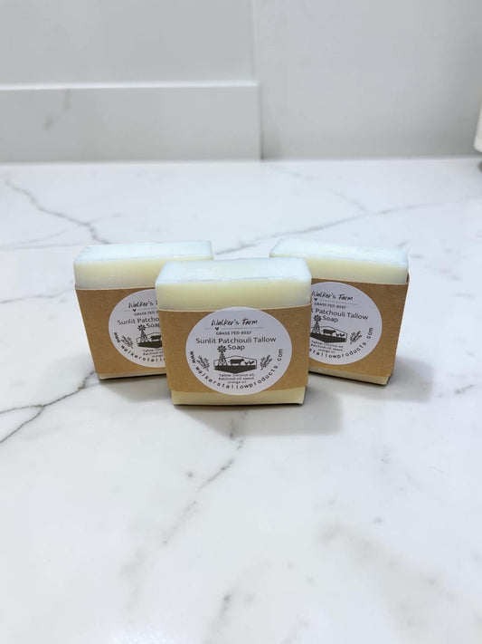 Sunlit Patchouli Tallow Soap