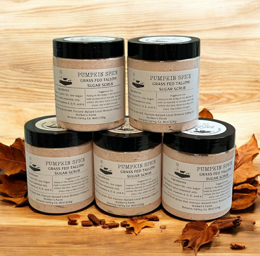 Pumpkin Tallow Sugar Scrub