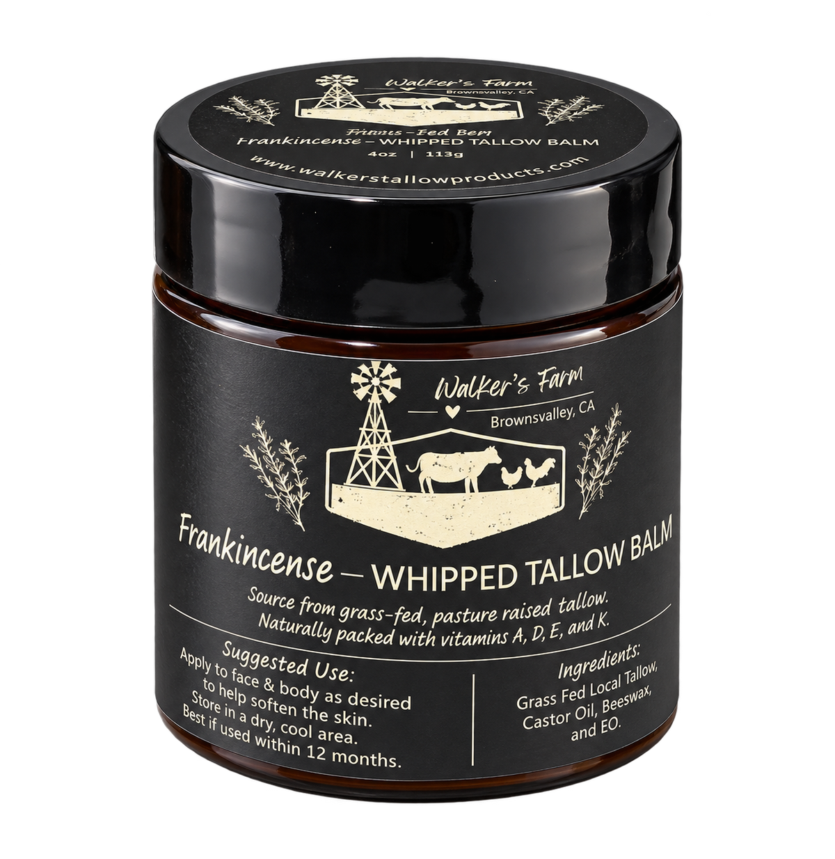 Frankincense Whipped Tallow Balm
