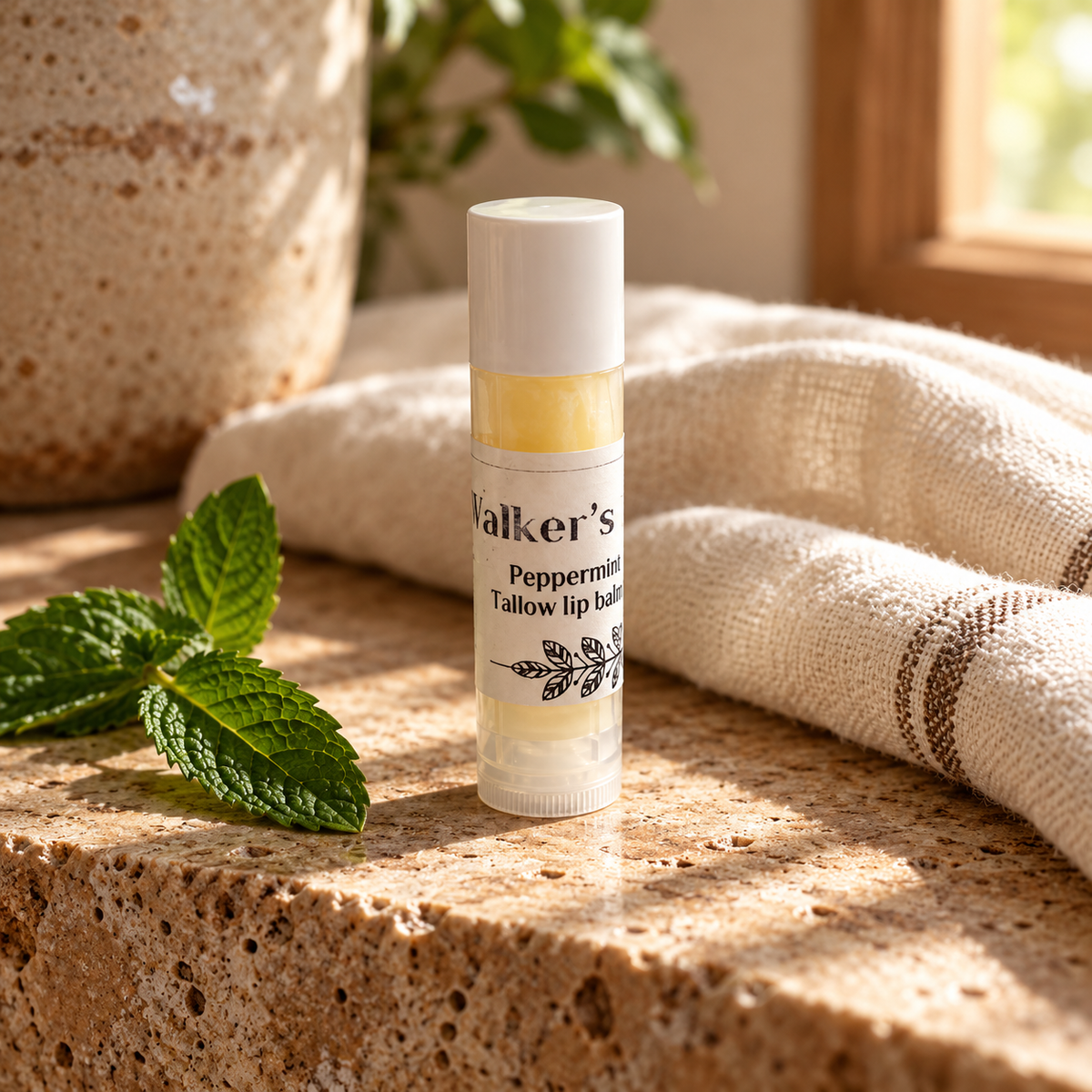 Peppermint Tallow Lip Balm
