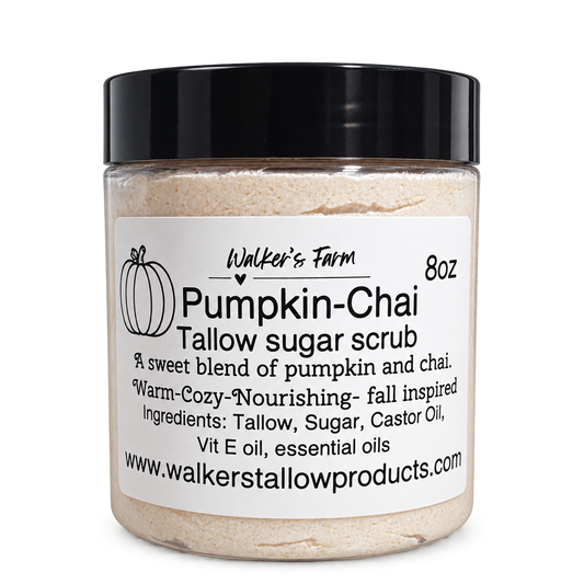 Pumpkin Chai Tallow Sugar Scrub