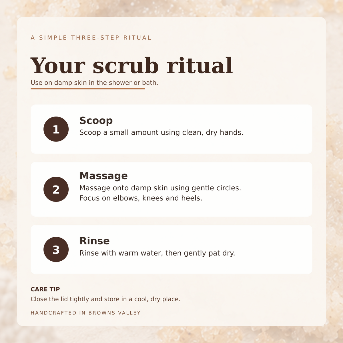 Pumpkin Chai Tallow Sugar Scrub